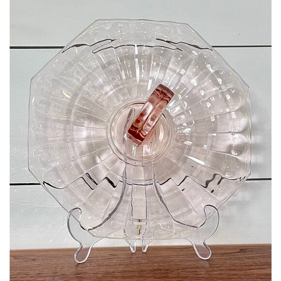 Center Handle Tray Block Optic Pink by Anchor Hocking 10.5" Replacement - Picture 8 of 11